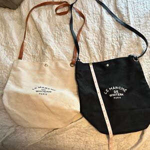 Black and Cream Women's Bags
